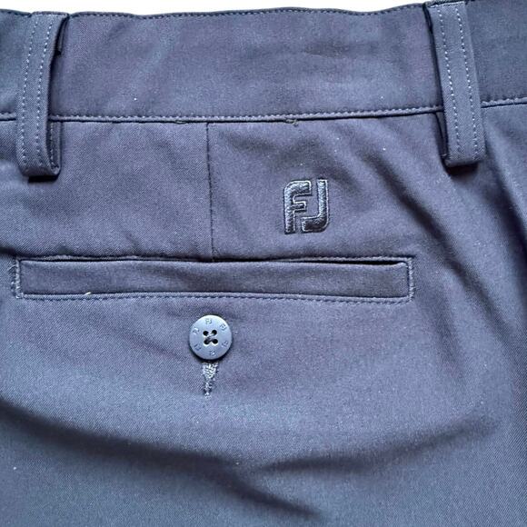 Footjoy Men's Navy Blue Golf Shorts Size 38 Waist 9" Inseam - Picture 5 of 7